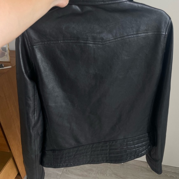 Rag and bone black leather jacket excellent condition - Picture 15 of 15